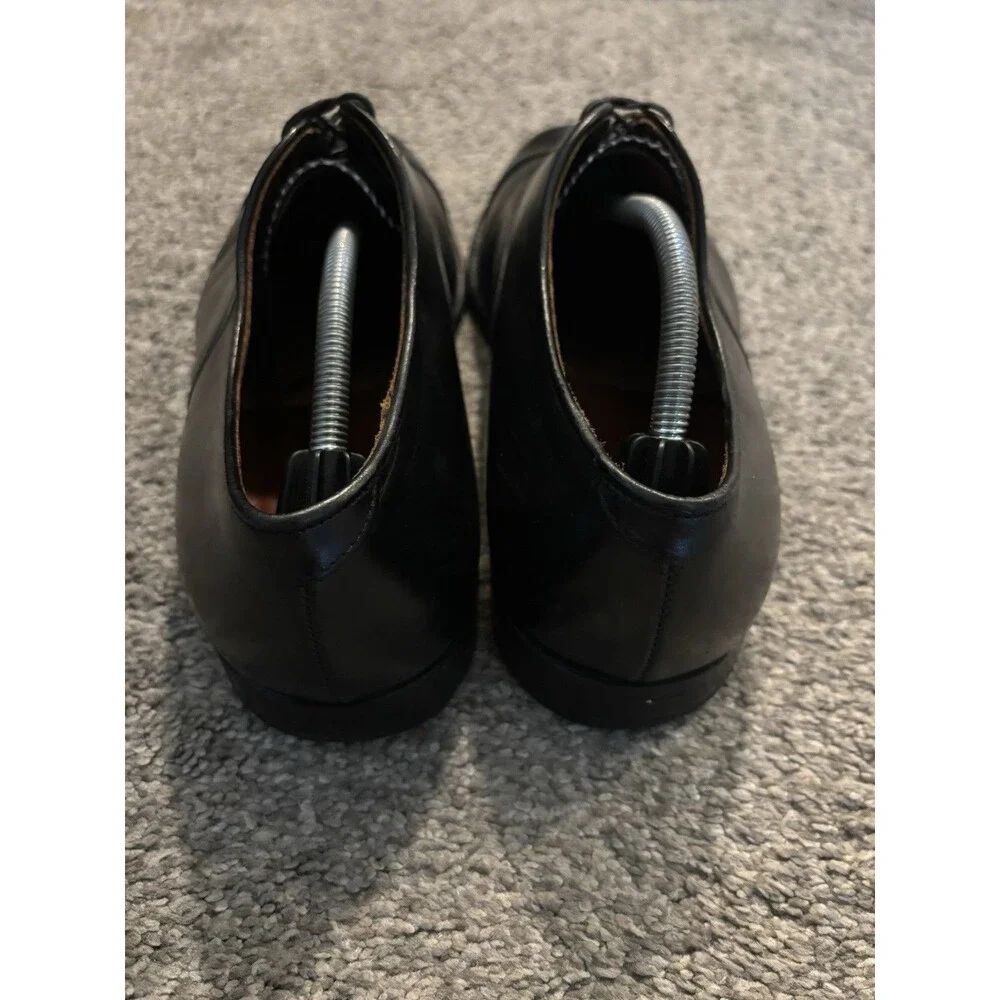 Alden 907 Dress Shoes Size 12.5 B/D Black Calfskin Cap Toe Balmoral Oxford